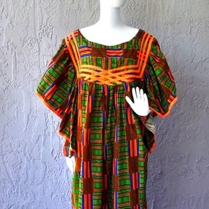 Chandni Ladies African Kente Cloth Full Traditional Dress